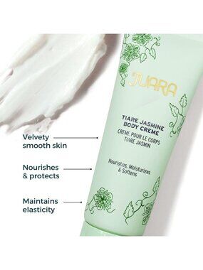 Juara Tiare Jasmine Body Creme 0.34 fl oz NWOB & Sealed Velvety Feel Uplifting